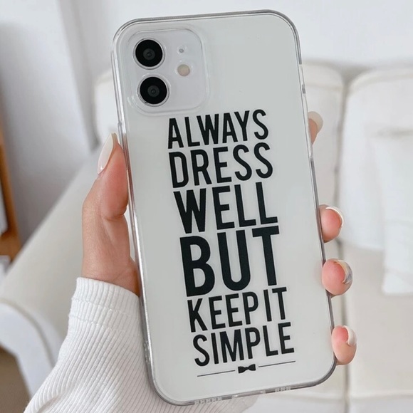 Clear Graphic iPhone Case - Picture 1 of 4